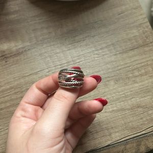 David Yurman crossover ring